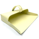 Cream Metal Hooded Dustpan